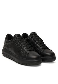 Karl Lagerfeld - KARL LAGERFELD Sneakersy KL57549 Czarny. Kolor: czarny. Materiał: skóra