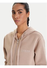 Guess Bluza W6RQ12 KBYE2 Beżowy Regular Fit. Kolor: beżowy. Materiał: syntetyk #3