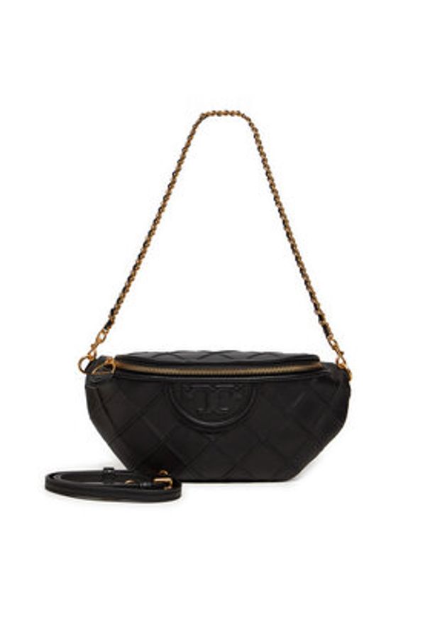 Tory Burch Saszetka nerka 160132 Czarny. Kolor: czarny. Materiał: skóra