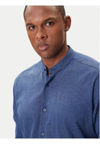 Karl Lagerfeld - KARL LAGERFELD Koszula 605035 552627 Granatowy Regular Fit. Typ kołnierza: dekolt w karo. Kolor: niebieski. Materiał: bawełna #2