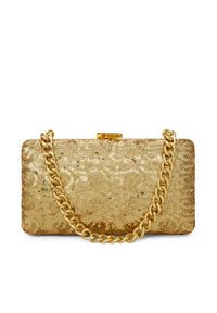 Lauren Ralph Lauren - LAUREN RALPH LAUREN Torebka Sequined Small Franki 431980356002 Złoty. Kolor: złoty