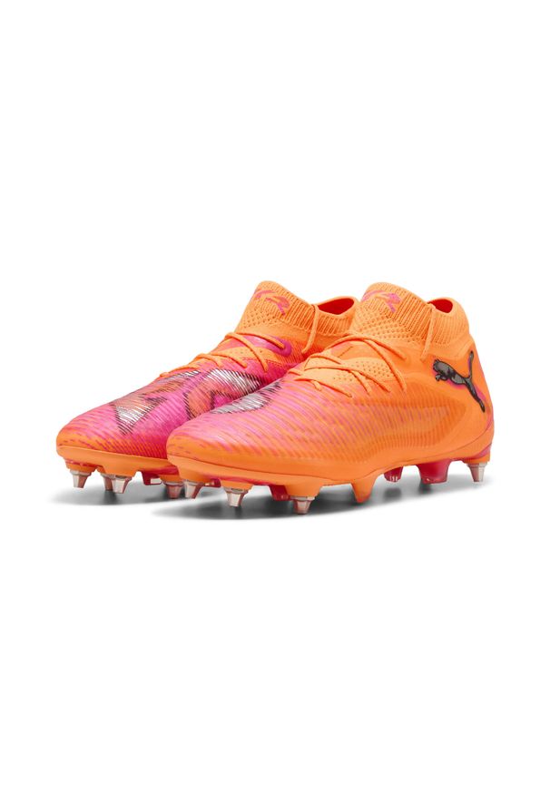 Puma - Buty piłkarskie unisex FUTURE 8 ULTIMATE MxSG PUMA. Kolor: czarny, żółty, pomarańczowy, różowy, wielokolorowy. Sport: piłka nożna