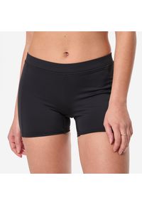 Dół kostiumu kąpielowego damski Decathlon Reva. Kolor: czarny. Materiał: poliester, elastan, poliamid, materiał #1