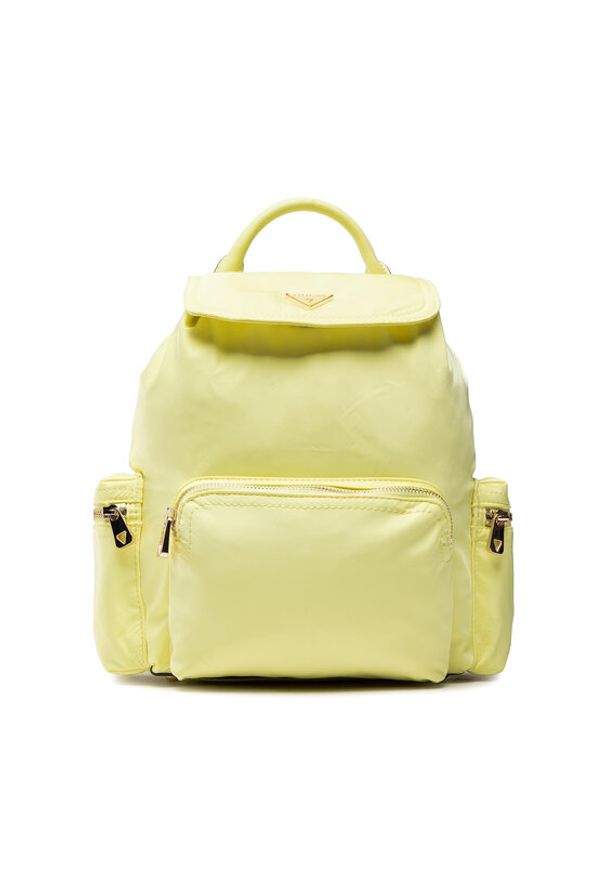 Guess Plecak Eco Gemma Bacpack HWEYG8 39532 Żółty. Kolor: żółty. Materiał: materiał