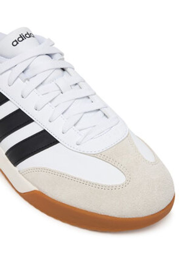 Adidas - adidas Sneakersy Vl Court 00S JR9818 Biały. Kolor: biały. Materiał: zamsz, skóra