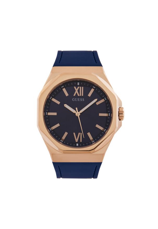 Guess Zegarek Emperor GW0850G3 Granatowy. Kolor: niebieski. Materiał: syntetyk