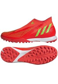 Adidas - Buty adidas Predator Edge.3 Ll Tf M GV8533 czerwone pomarańcze i czerwienie. Kolor: czerwony. Materiał: syntetyk. Szerokość cholewki: normalna #1