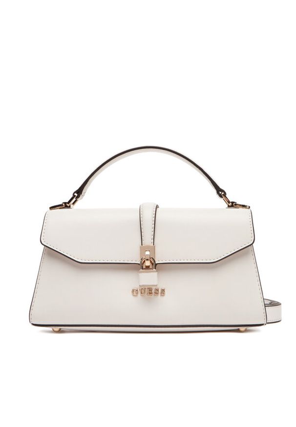 Guess Torebka Queensland HWVG96 55200 Écru. Materiał: skórzane