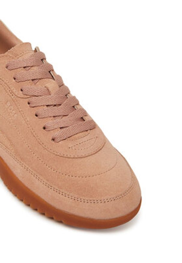 BOSS Sneakersy Carlynn Lowp 50541691 Różowy. Kolor: różowy. Materiał: zamsz, skóra