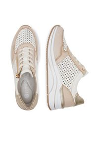 Remonte Sneakersy D0T14-81 Beżowy. Kolor: beżowy. Materiał: syntetyk, skóra #5