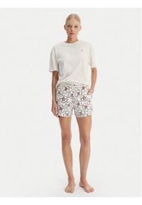 TOMMY HILFIGER - Tommy Hilfiger Piżama UW0UW05760 Beżowy Regular Fit. Kolor: beżowy. Materiał: bawełna #1