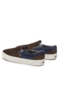 Vans Tenisówki Classic Slip-On VN000BVZBF11 Brązowy. Zapięcie: bez zapięcia. Kolor: brązowy. Materiał: zamsz, skóra