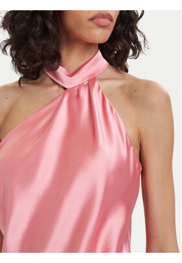 ACCESS FASHION Sukienka wieczorowa 63-3339-236 Różowy jasny Regular Fit. Kolor: różowy. Materiał: syntetyk. Styl: wizytowy