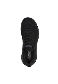 skechers - Buty do chodzenia damskie Skechers Bobs B Flex Hi Fly. Kolor: czarny. Materiał: materiał, syntetyk. Sport: turystyka piesza