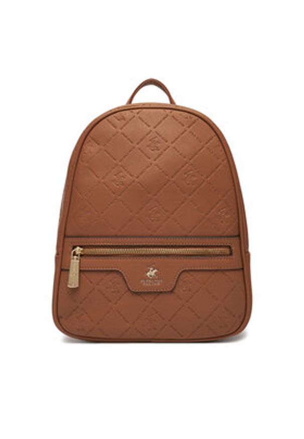 Beverly Hills Polo Club Plecak C-BHPC-H-002-08 Brązowy. Kolor: brązowy. Materiał: materiał