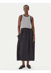 LOLA CASADEMUNT Sukienka codzienna LS2616151 Czarny Regular Fit. Okazja: na co dzień. Kolor: czarny. Materiał: syntetyk, wiskoza. Typ sukienki: proste. Styl: casual #1