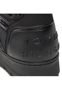 TOMMY HILFIGER - Tommy Hilfiger Śniegowce Patent Snowboot FW0FW07852 Czarny. Kolor: czarny. Materiał: skóra #6