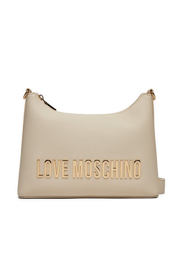 Love Moschino - LOVE MOSCHINO Torebka JC4025PP1LKD0110 Beżowy. Kolor: beżowy. Materiał: skórzane