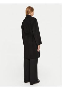 Marella Płaszcz wełniany Marna 2423016011 Czarny Regular Fit. Kolor: czarny. Materiał: wełna #4