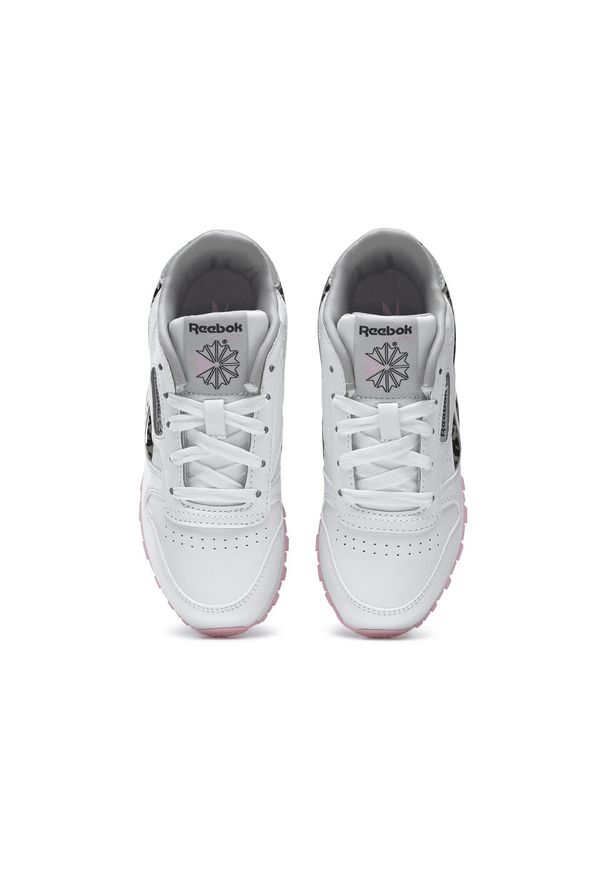 Skórzane trenery dla dziewczynki Reebok Classic. Kolor: biały. Materiał: skóra. Model: Reebok Classic. Sport: turystyka piesza