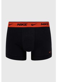 Nike bokserki 2-pack męskie kolor pomarańczowy. Kolor: pomarańczowy. Materiał: tkanina, skóra, włókno #3