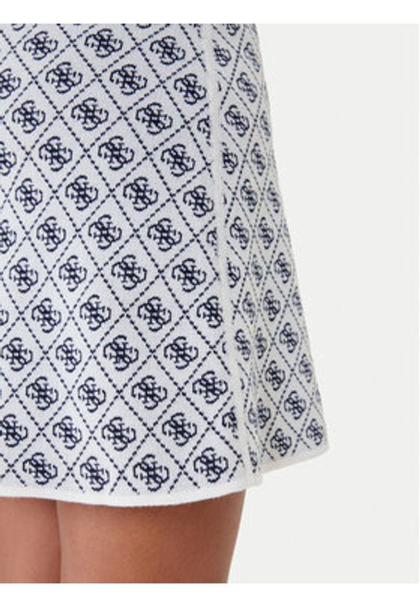 Guess Spódnica ołówkowa W5BD81 Z3JD2 Écru Slim Fit. Materiał: syntetyk