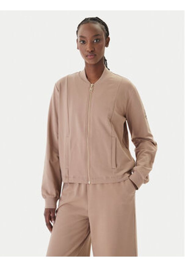 Liu Jo Sport Dres TA6222 FS090 Beżowy Relaxed Fit. Kolor: beżowy. Materiał: bawełna