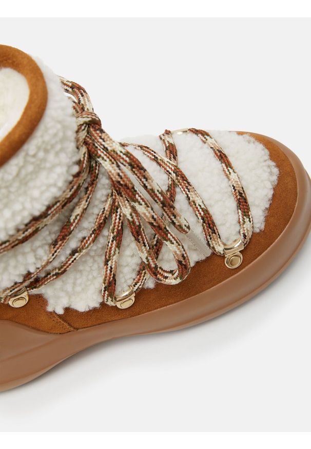 Moon Boot LUNA BOOT Śniegowce damskie. Kolor: brązowy