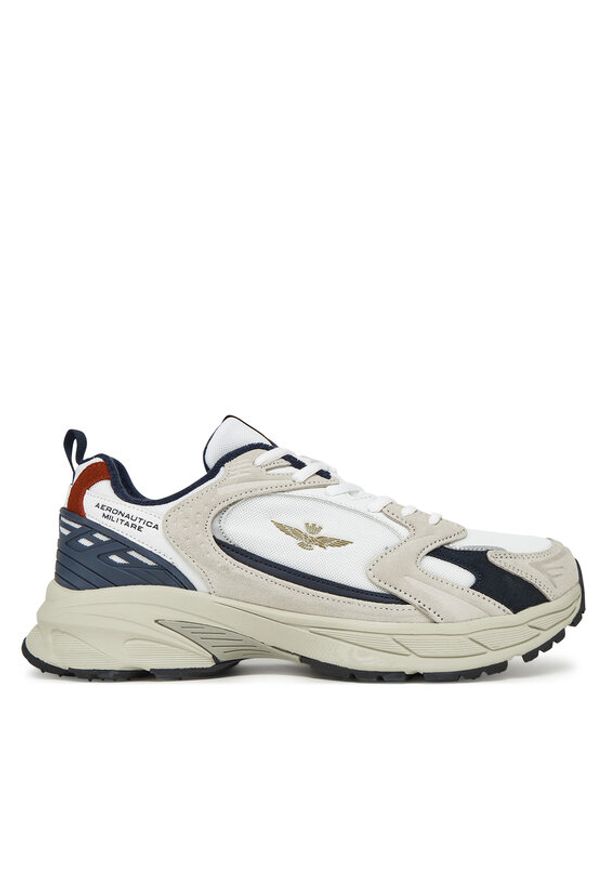 Aeronautica Militare Sneakersy 251SC301CT3500 Biały. Kolor: biały. Materiał: skóra