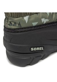 sorel - Sorel Śniegowce Youth Flurry™ Print NY3504-397 Zielony. Kolor: zielony. Wzór: nadruk #5