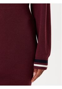 Guess Sukienka dzianinowa V5BK01 Z1152 Bordowy Regular Fit. Kolor: czerwony. Materiał: akryl #4