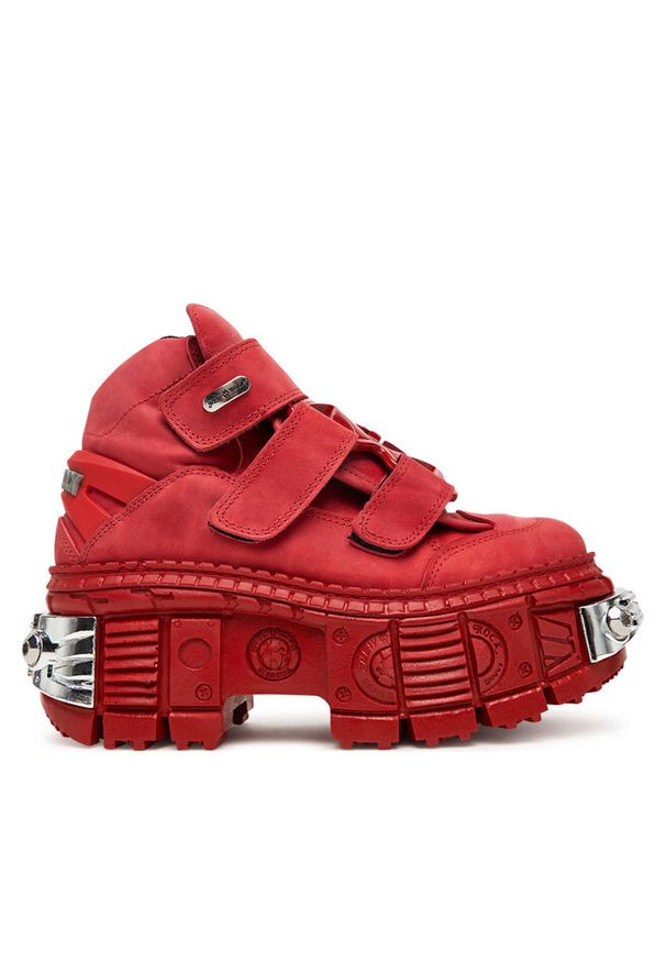 Sneakersy NEW ROCK. Kolor: czerwony