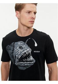 Hugo T-Shirt Dibeach 50513812 Czarny Regular Fit. Kolor: czarny. Materiał: bawełna #3