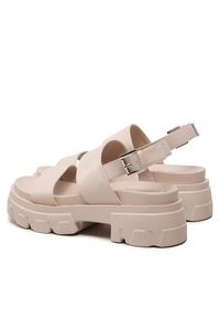 DeeZee Sandały WS87666-3 Beżowy. Kolor: beżowy. Materiał: skóra