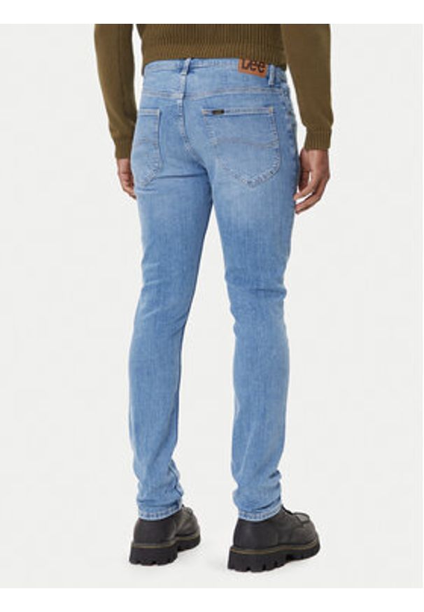 Lee Jeansy Luke 112370736 Niebieski Slim Fit. Kolor: niebieski