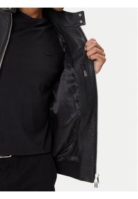 BOSS Kurtka skórzana H-Moiner 50543899 Czarny Regular Fit. Kolor: czarny. Materiał: skóra #4