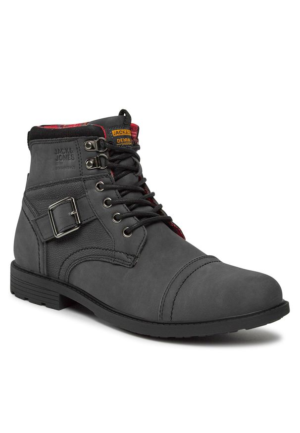 Jack & Jones - Trzewiki Jack&Jones 12241087 Anthracite 4285993. Kolor: czarny