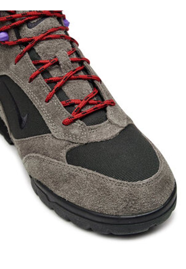 Nike Trekkingi FD0212 001 Szary. Kolor: szary. Materiał: zamsz, skóra. Sport: turystyka piesza