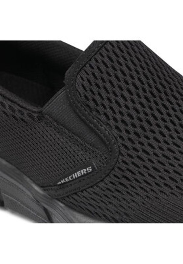 skechers - Skechers Półbuty Play 232016/BBk Czarny. Kolor: czarny. Materiał: materiał