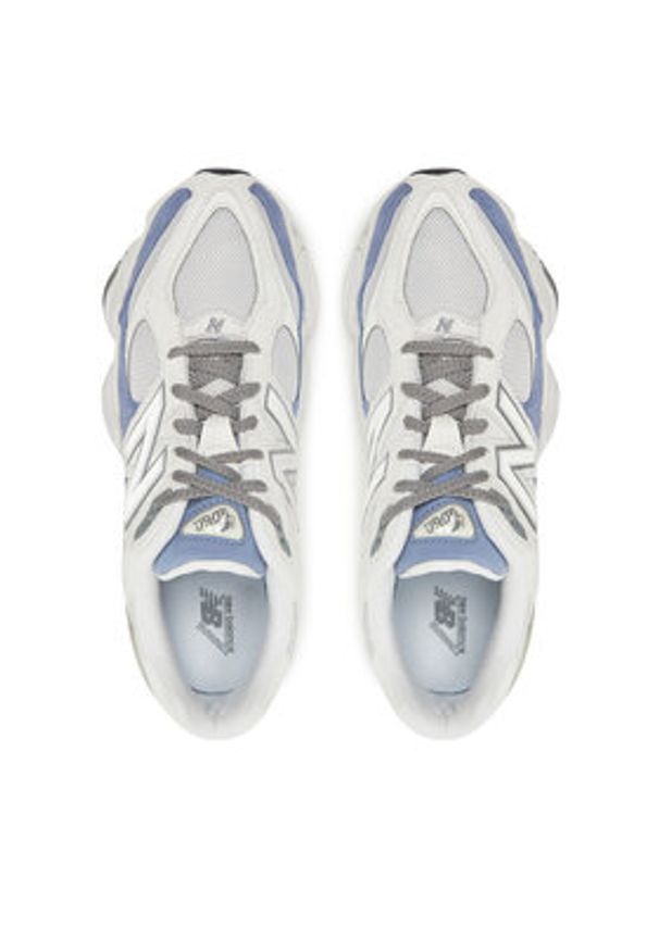 New Balance Sneakersy NBU9060JBA Szary. Kolor: szary. Materiał: skóra, zamsz