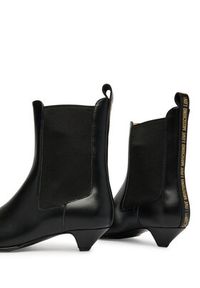 Love Moschino - LOVE MOSCHINO Botki JA21093G0NIA0000 Czarny. Kolor: czarny. Materiał: skóra #5