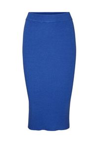 Vero Moda Spódnica ołówkowa 10290677 Niebieski Slim Fit. Kolor: niebieski. Materiał: syntetyk, wiskoza #5