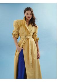 GESTUZ - Gestuz Trencz Elly 10908974 Żółty Regular Fit. Kolor: żółty. Materiał: skóra #5