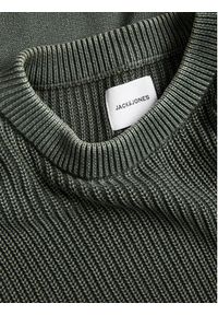 Jack & Jones - Jack&Jones Sweter 12236265 Zielony Regular Fit. Kolor: zielony. Materiał: bawełna #4