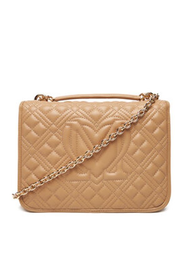 Love Moschino - LOVE MOSCHINO Torebka JC4000PP0NLA0104 Beżowy. Kolor: beżowy. Materiał: skórzane