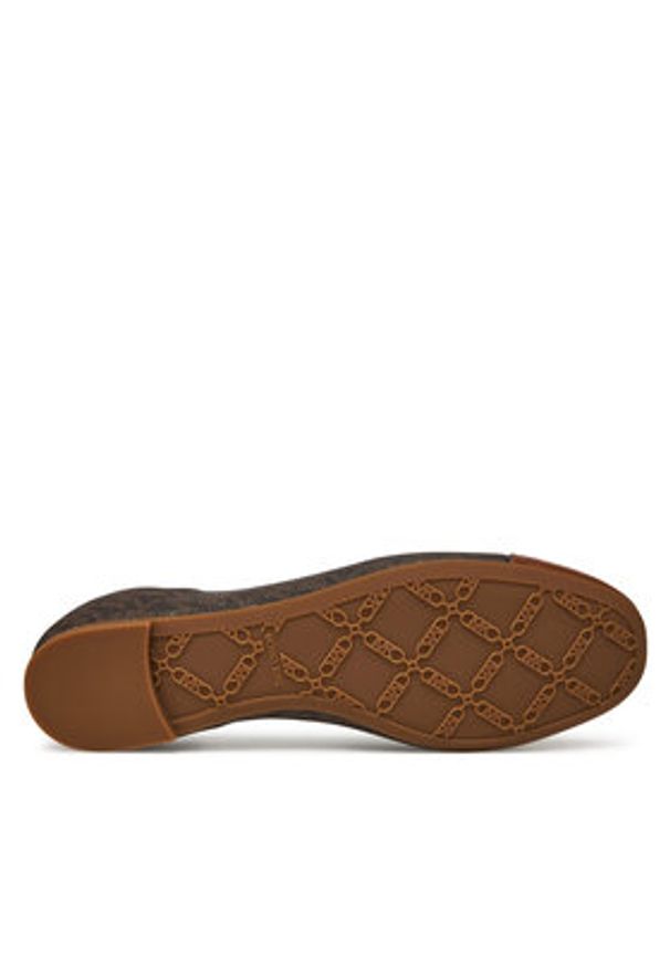 MICHAEL Michael Kors Baleriny Mandy 40S5MAFP1B Brązowy. Kolor: brązowy. Materiał: materiał
