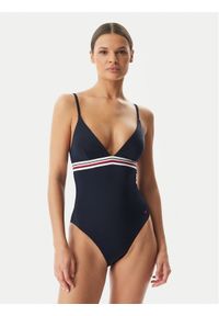 TOMMY HILFIGER - Tommy Hilfiger Strój kąpielowy UW0UW06357 Granatowy. Kolor: niebieski. Materiał: syntetyk #1