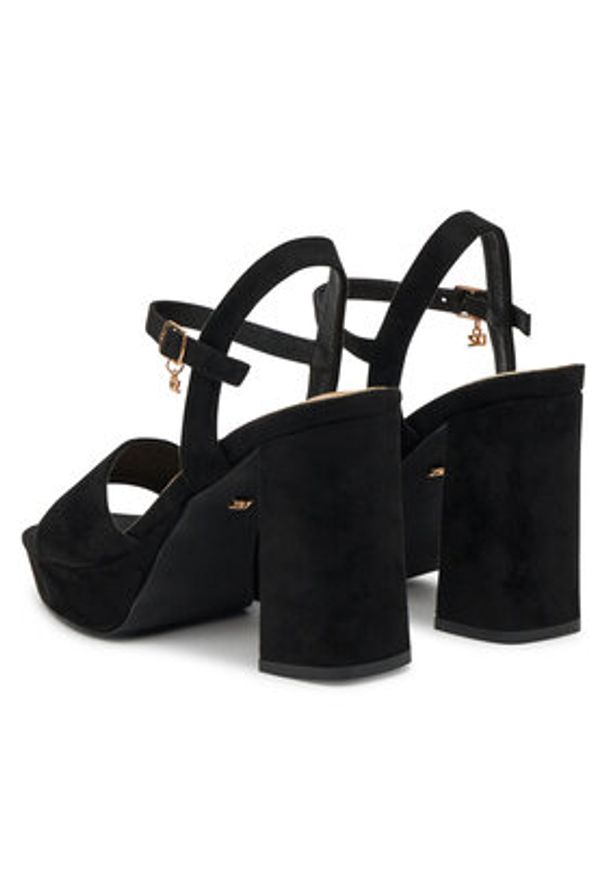 DeeZee Sandały HH-2278 Czarny. Kolor: czarny. Materiał: materiał