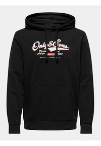 Only & Sons Bluza Lenny 22028594 Czarny Regular Fit. Kolor: czarny. Materiał: bawełna, syntetyk #3