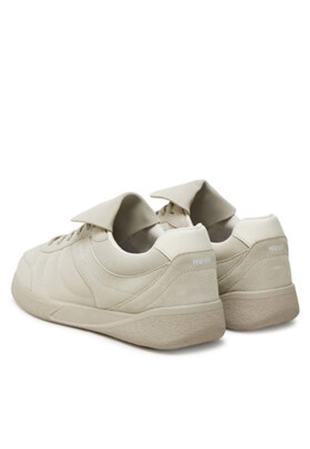 Hugo - HUGO Sneakersy Riven 50536279 Beżowy. Kolor: beżowy. Materiał: skóra